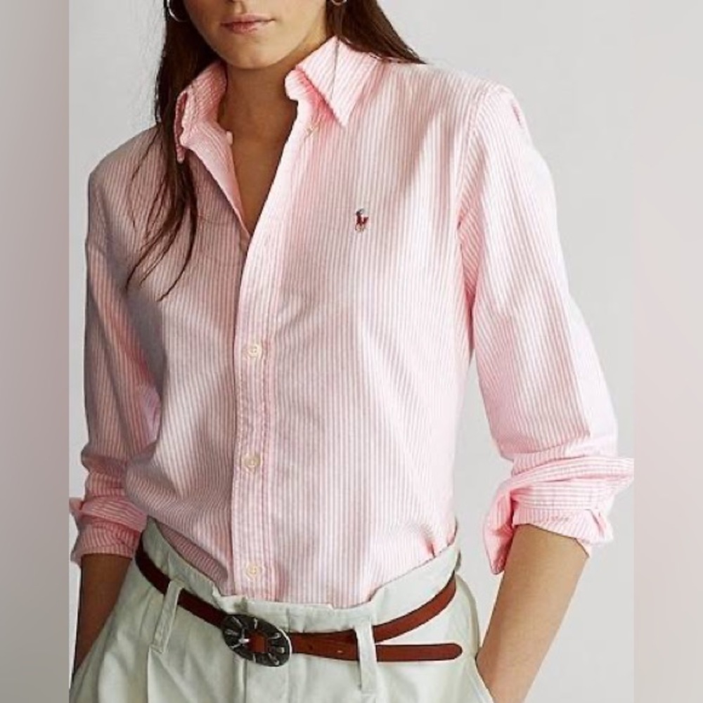 Women’s Ralph Lauren Dress Shirt Classic Fit 10